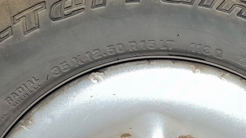 Ca fait quand même du pneu de 32 centimètres de large!