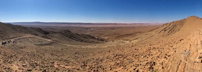 La vue vers le Sud